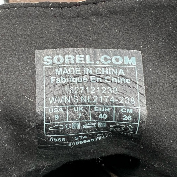 Sorel PDX 1964 Brown Black Wedge Ankle Boots Size 9 Women's - Picture 2 of 13